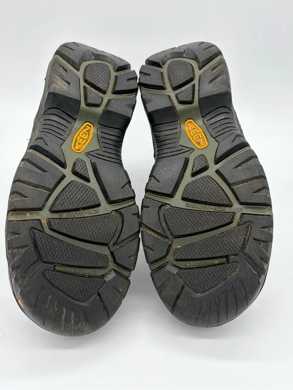 Keen Brown and Olive Waterproof Men's Steel Toe Work Boots